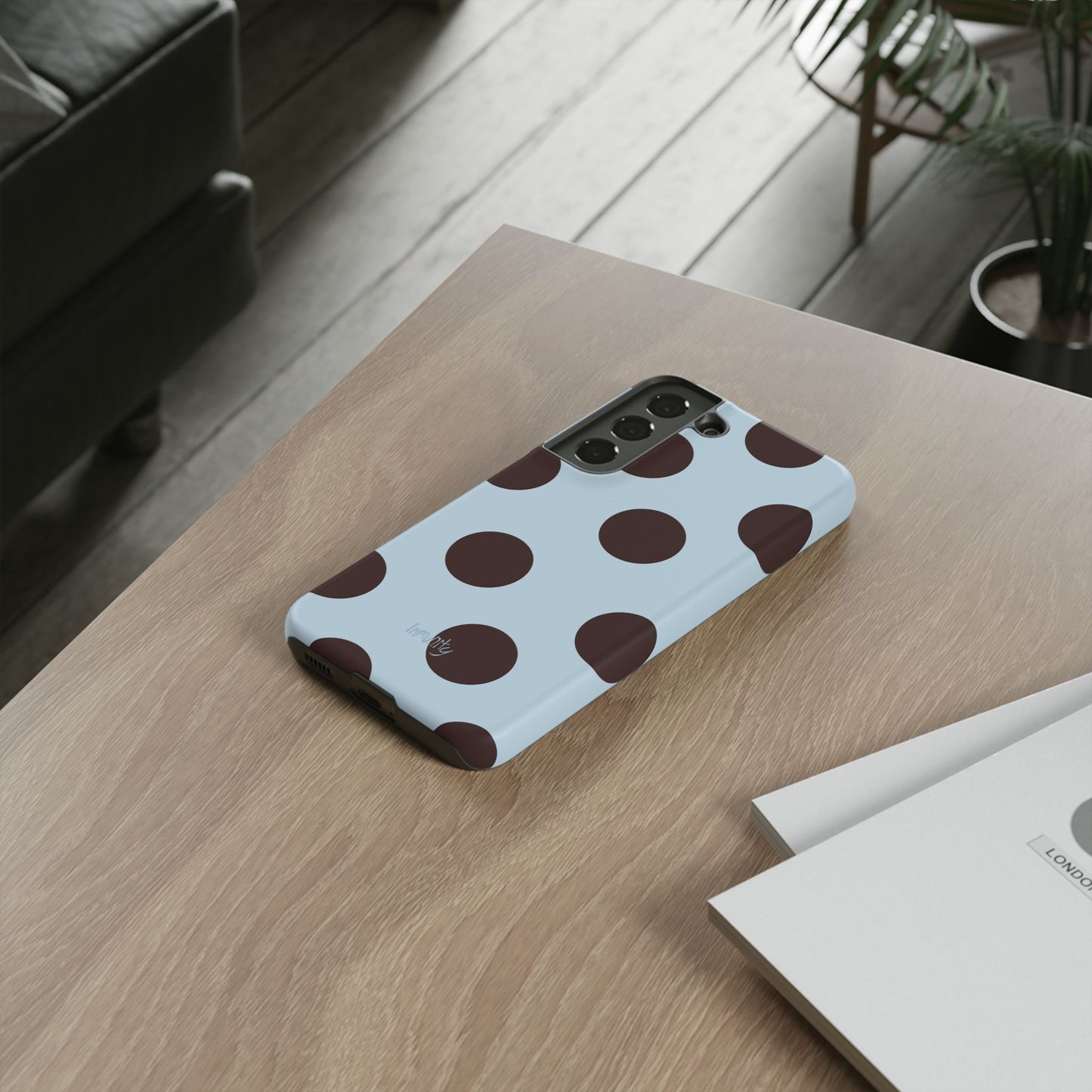 Brown Polka Dot Phone Case