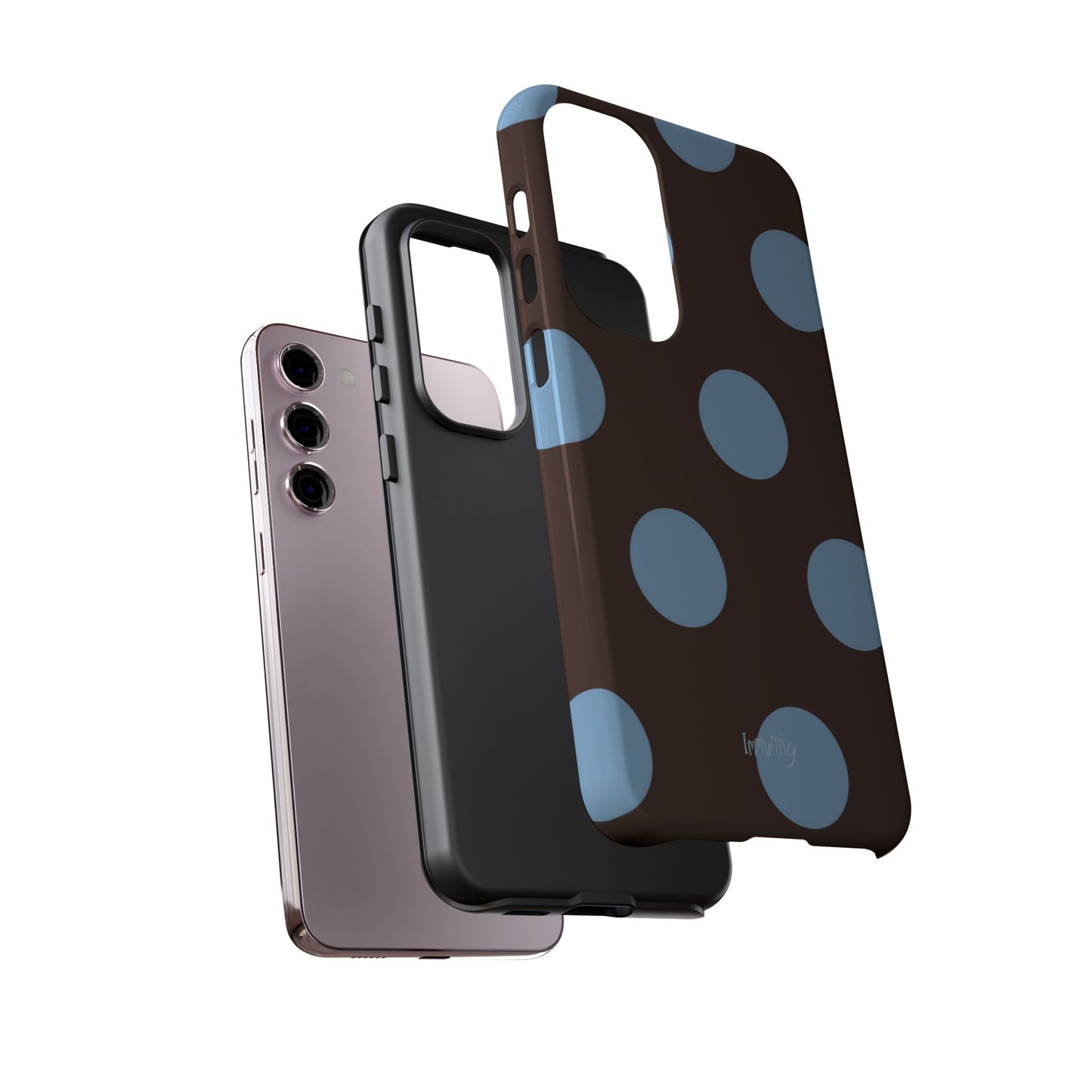 Big Blue Polka Dot Phone Case