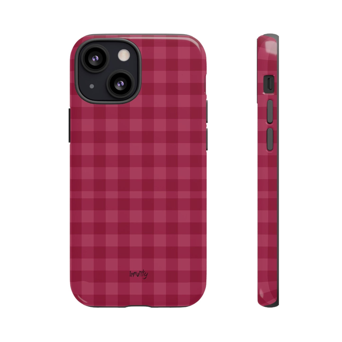 Pomegranate Gingam Phone Case