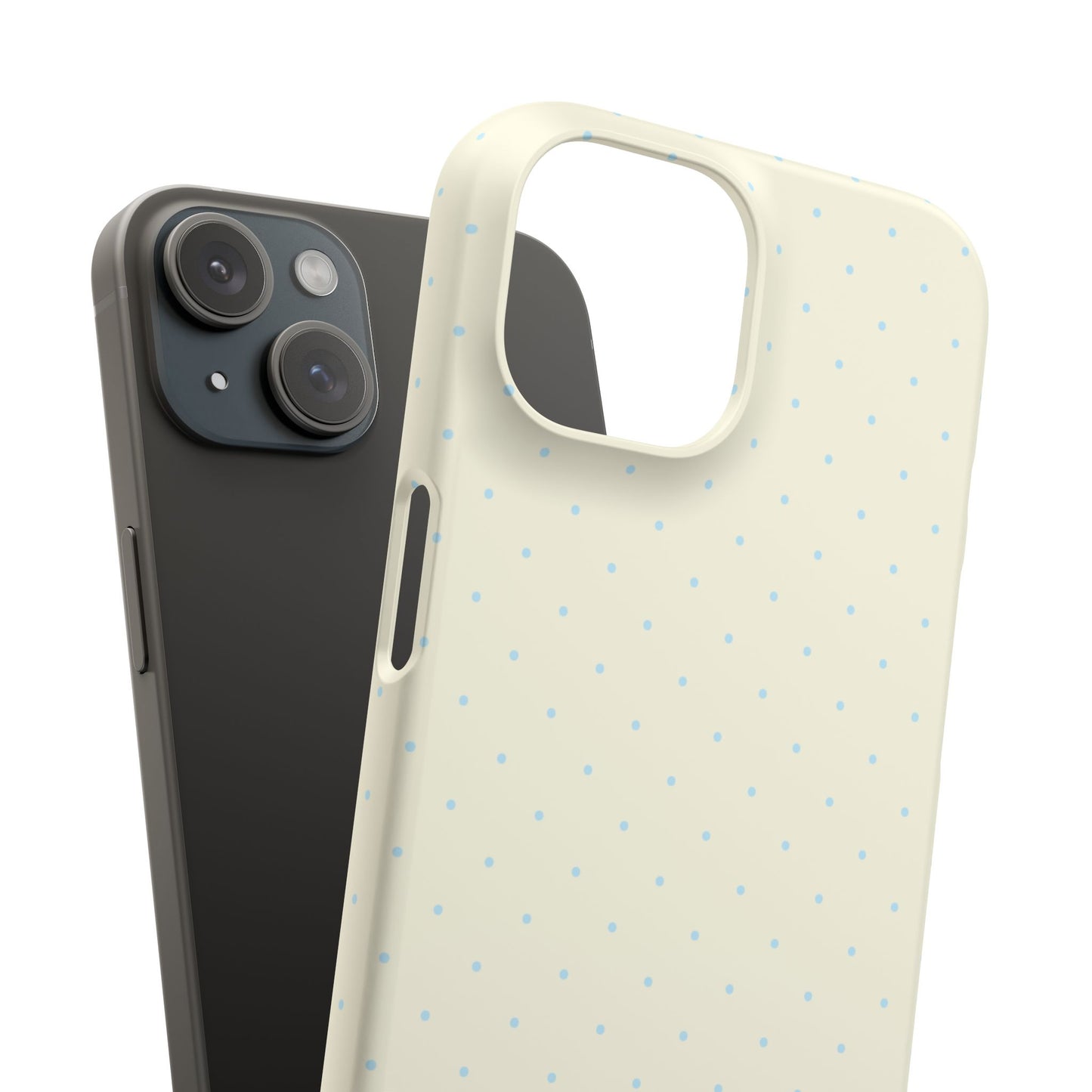 Mini Polka Dot (Blue) Snap Phone Case