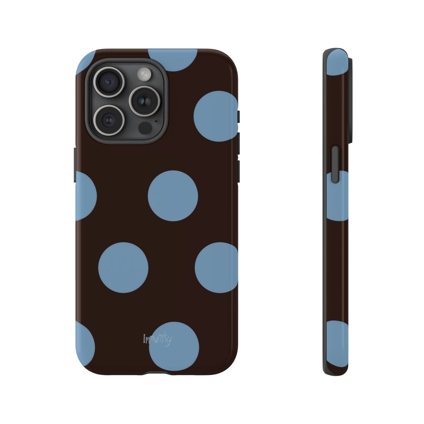 Big Blue Polka Dot Phone Case
