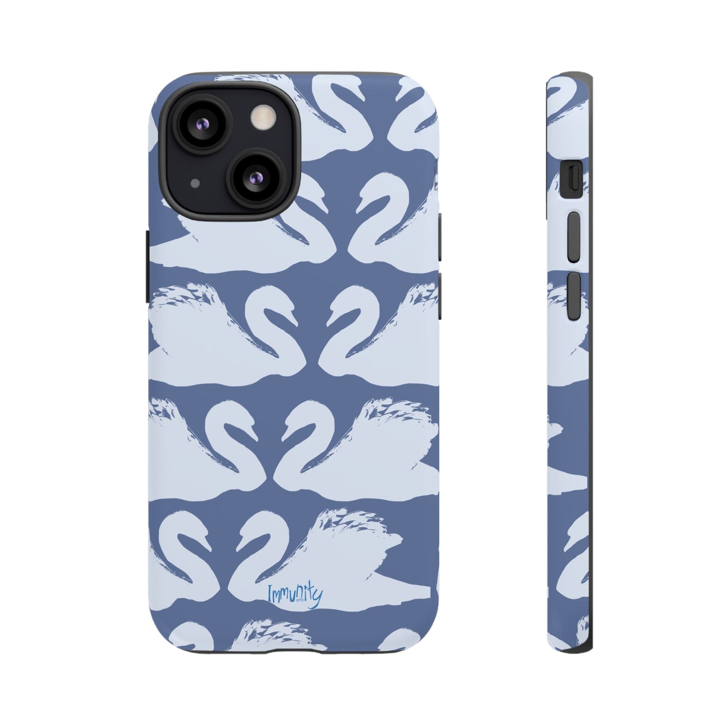 Swan Hearts Phone Case