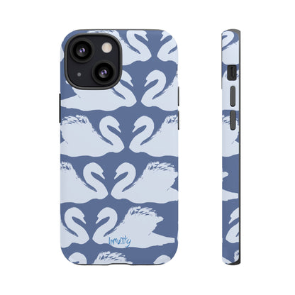 Swan Hearts Phone Case