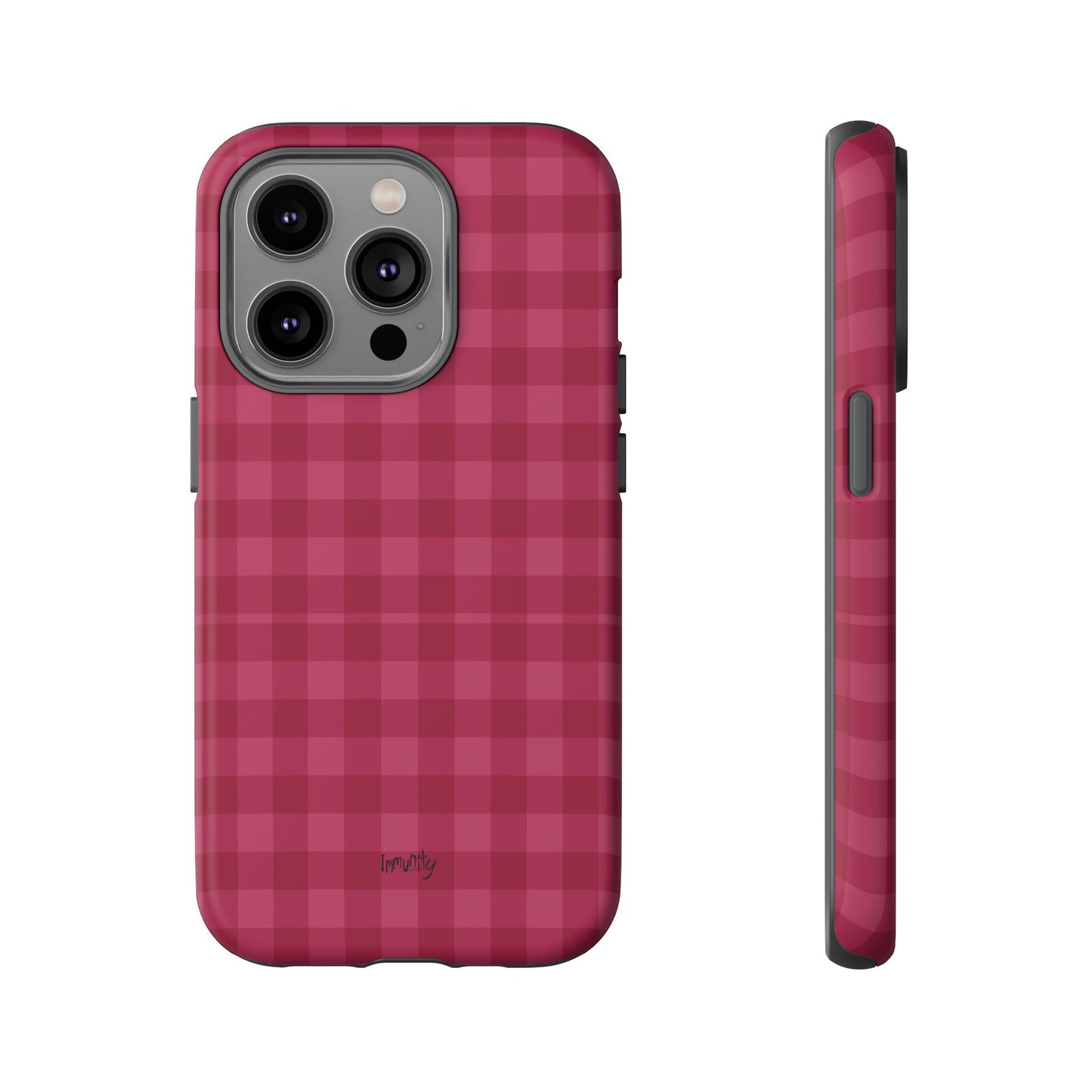 Pomegranate Gingam Phone Case