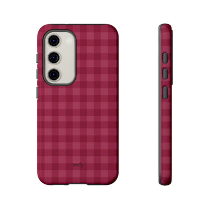 Pomegranate Gingam Phone Case