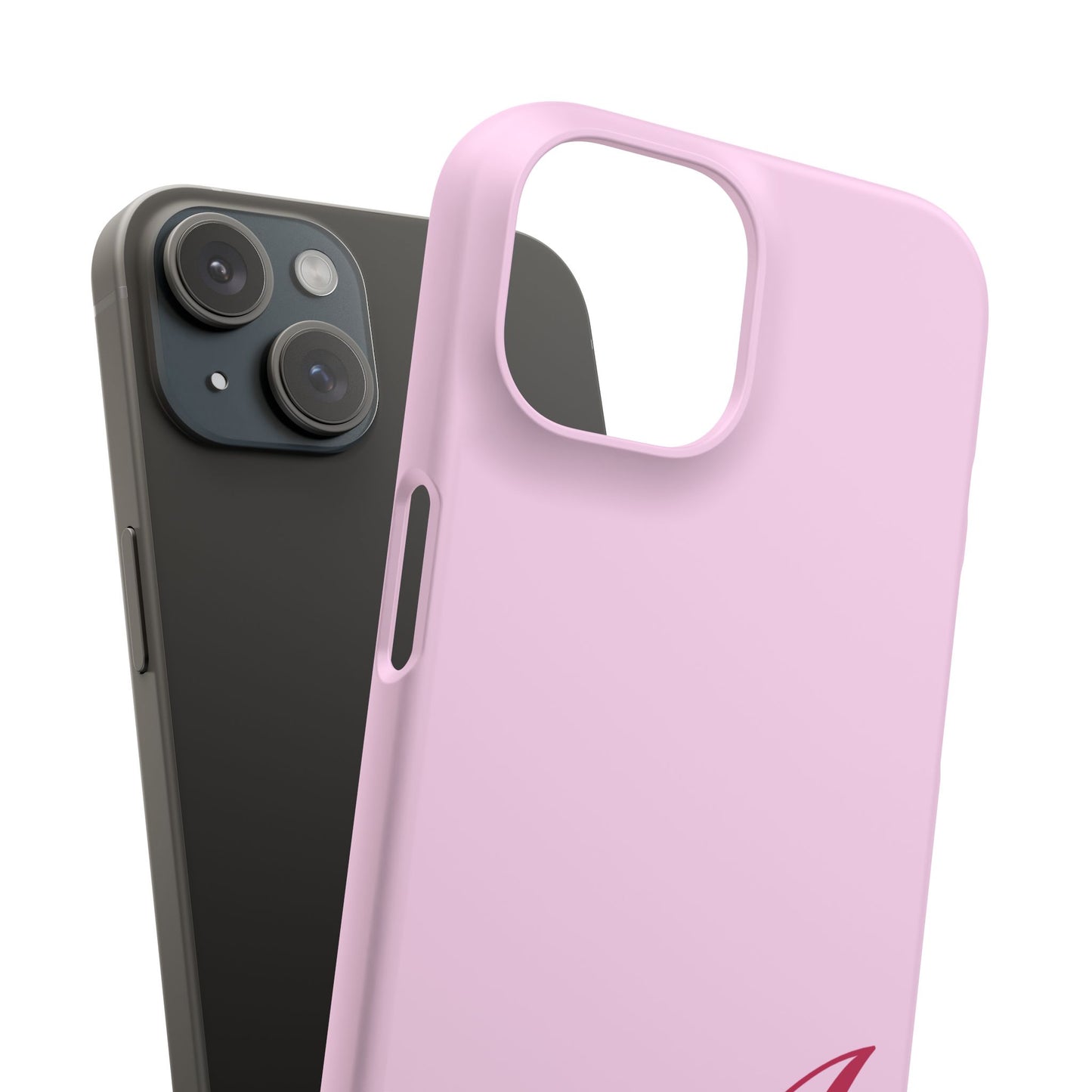 Initial (Pink) Snap Phone Case
