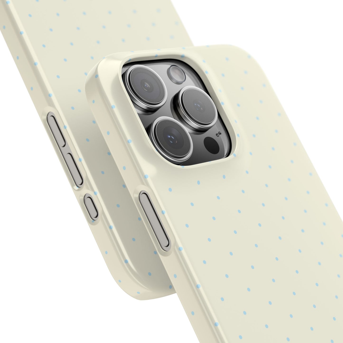 Mini Polka Dot (Blue) Snap Phone Case