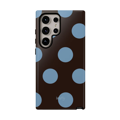 Big Blue Polka Dot Phone Case