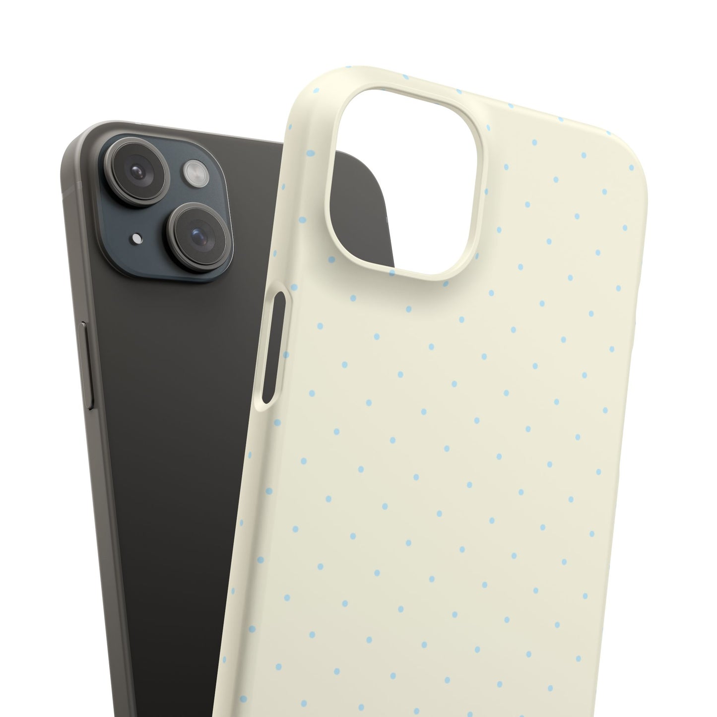Mini Polka Dot (Blue) Snap Phone Case