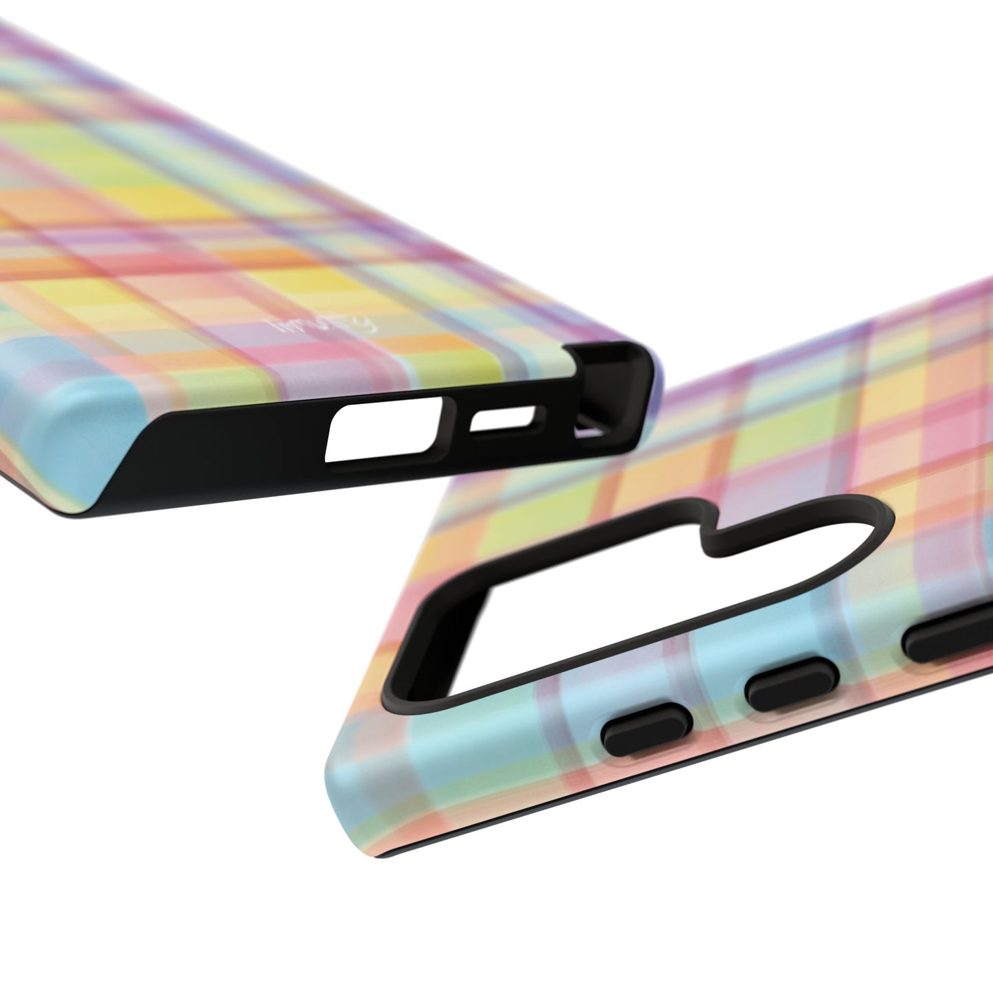 Rainbow Gingham Phone Case