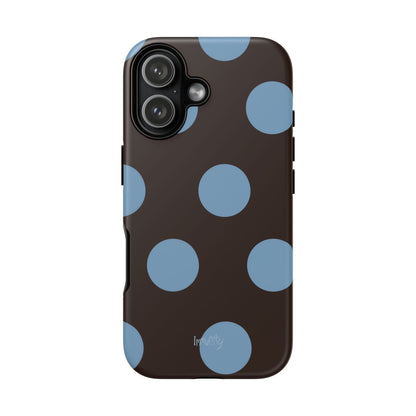 Big Blue Polka Dot Phone Case