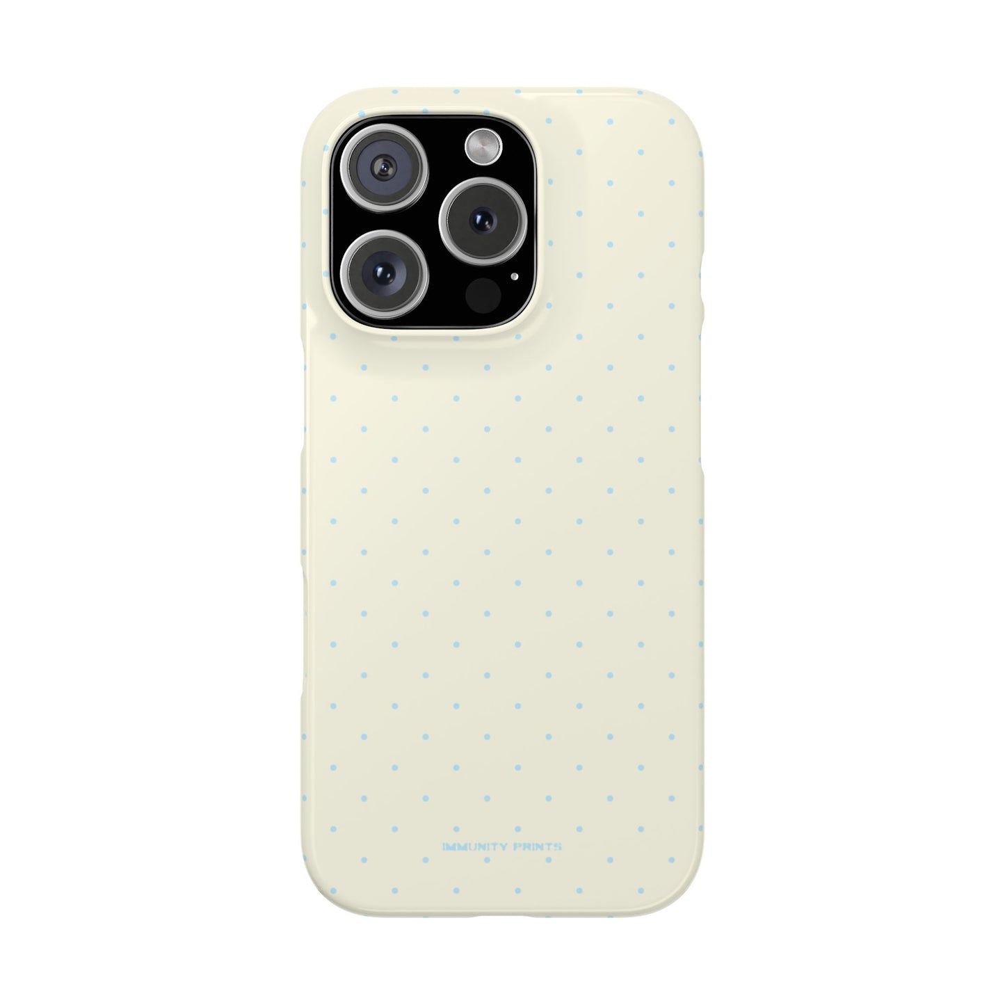 Mini Polka Dot (Blue) Snap Phone Case