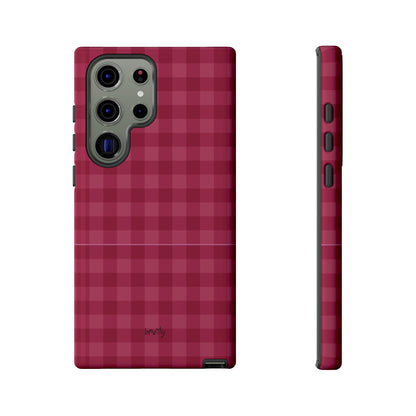 Pomegranate Gingam Phone Case
