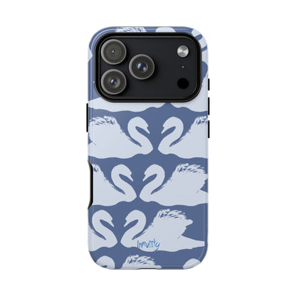 Swan Hearts Phone Case