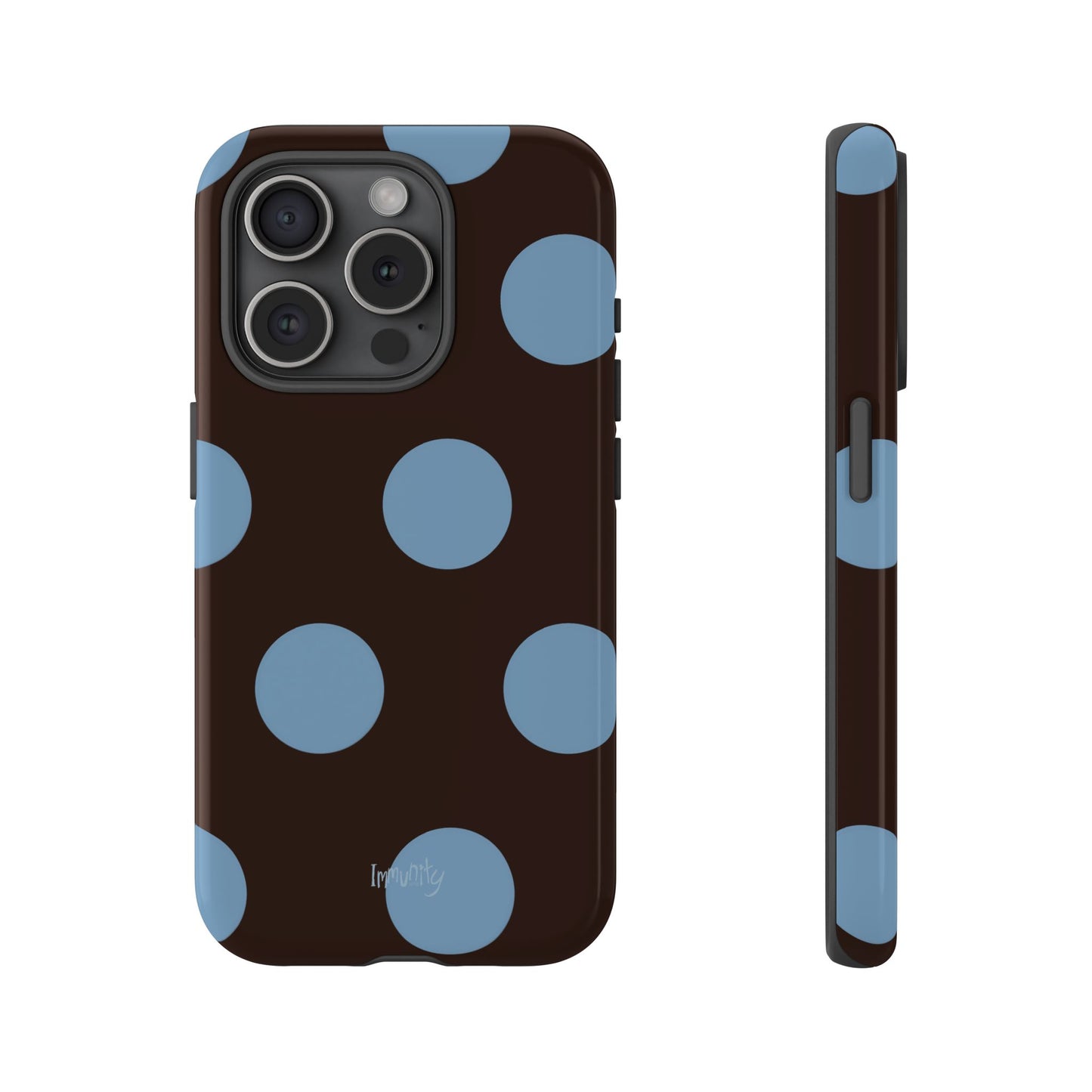 Big Blue Polka Dot Phone Case