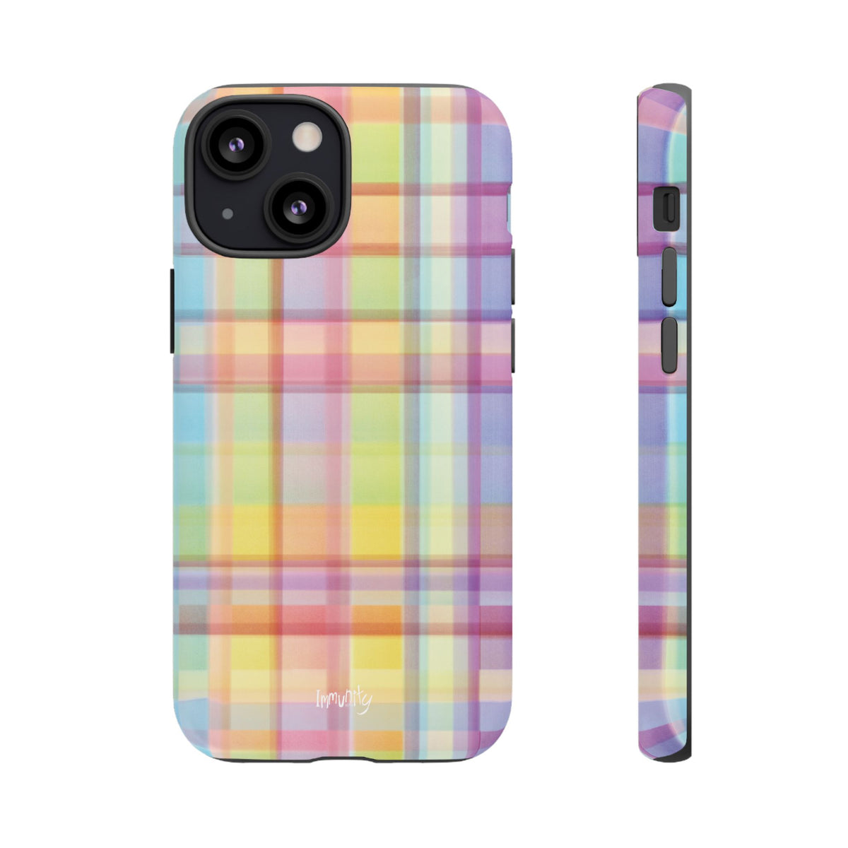Rainbow Gingham Phone Case