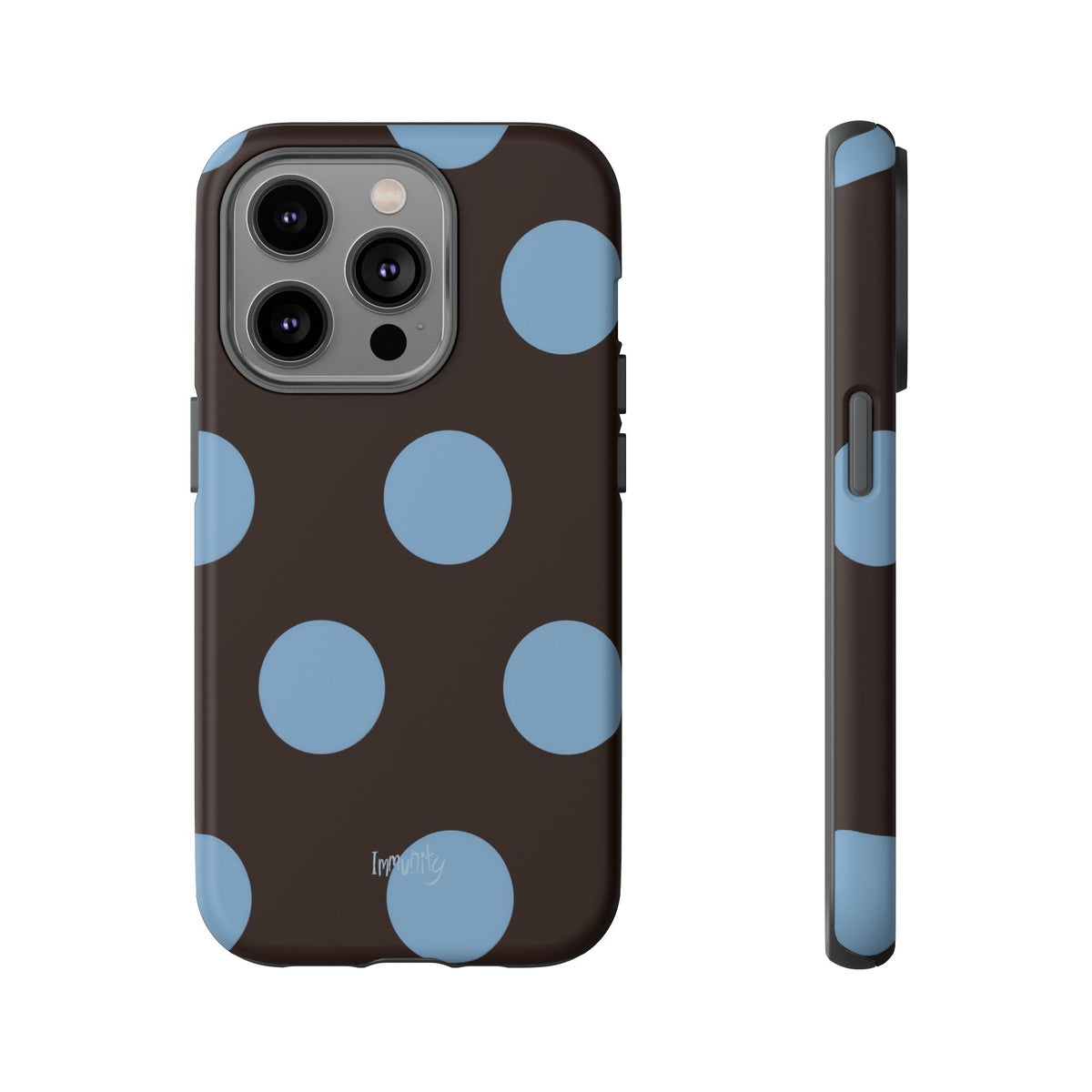 Big Blue Polka Dot Phone Case