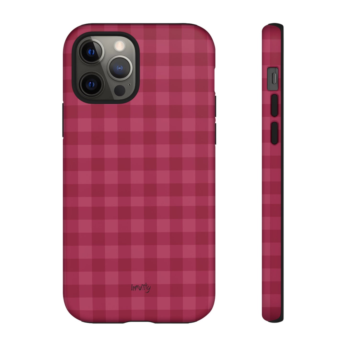 Pomegranate Gingam Phone Case