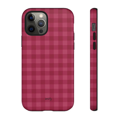 Pomegranate Gingam Phone Case