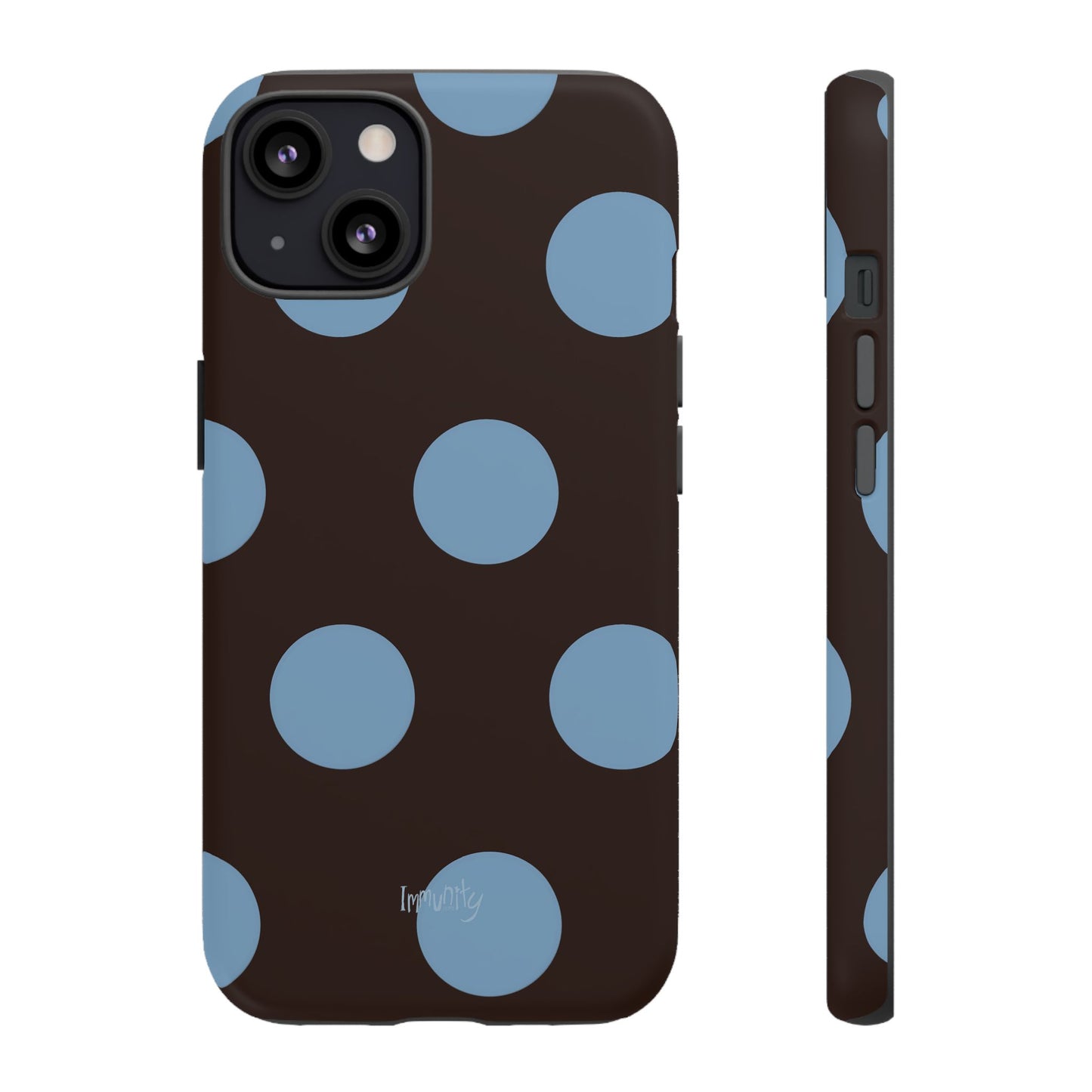 Big Blue Polka Dot Phone Case