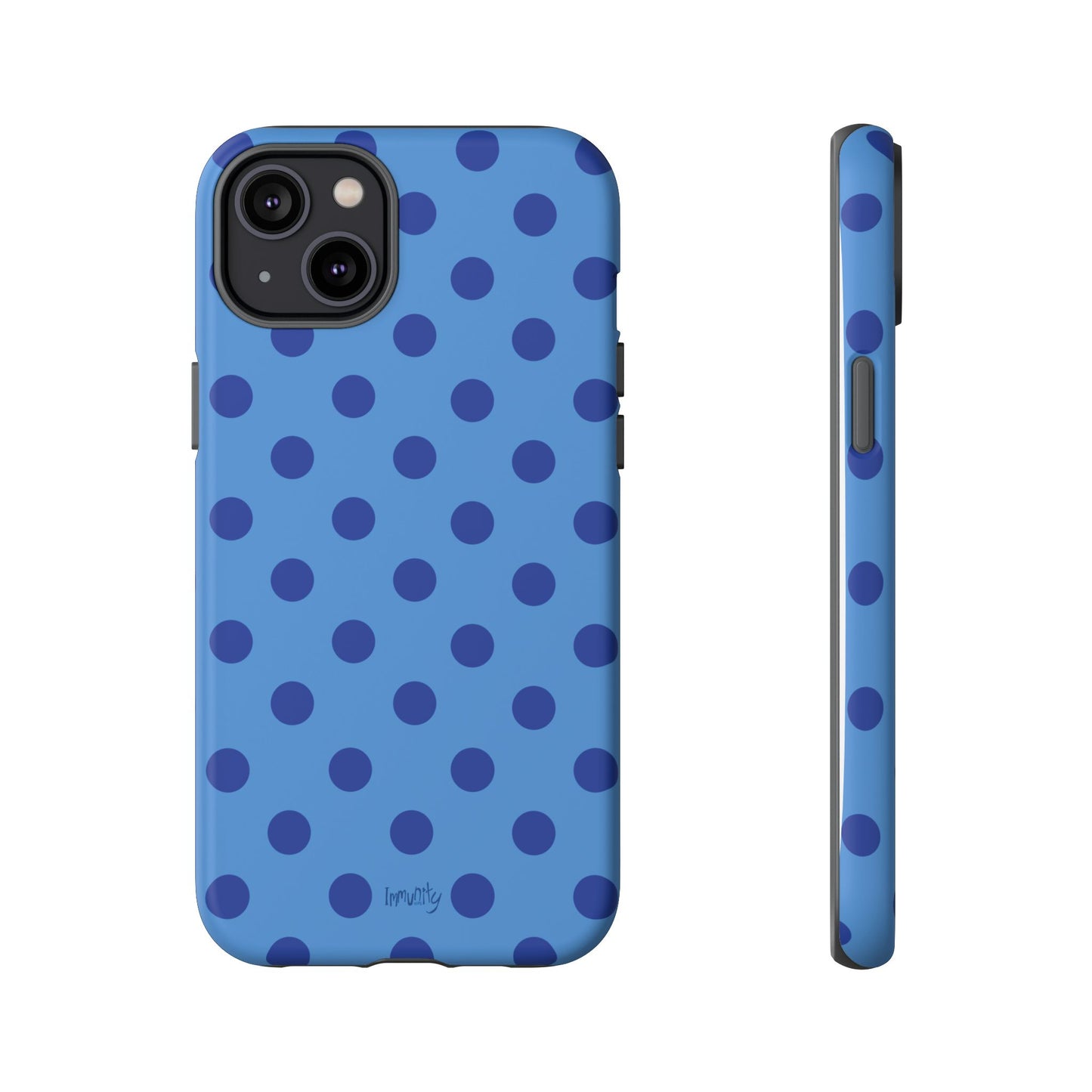 Blue Polka Dot Phone Case