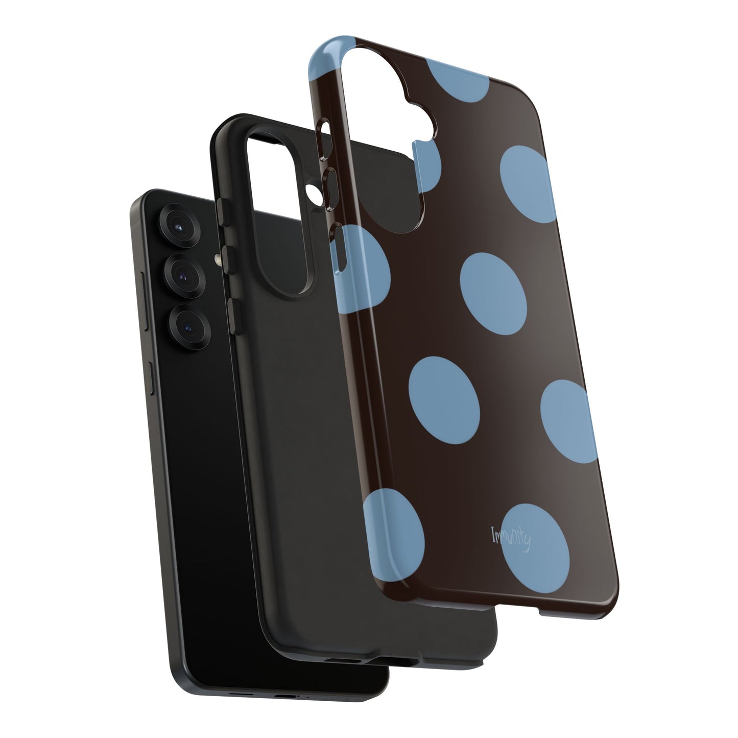 Big Blue Polka Dot Phone Case