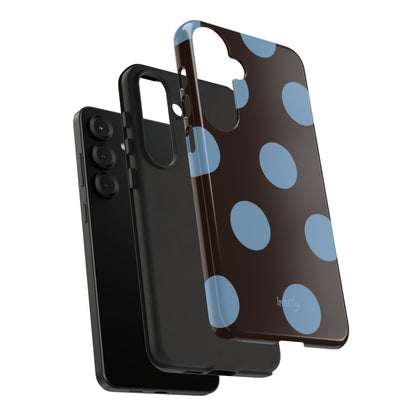 Big Blue Polka Dot Phone Case