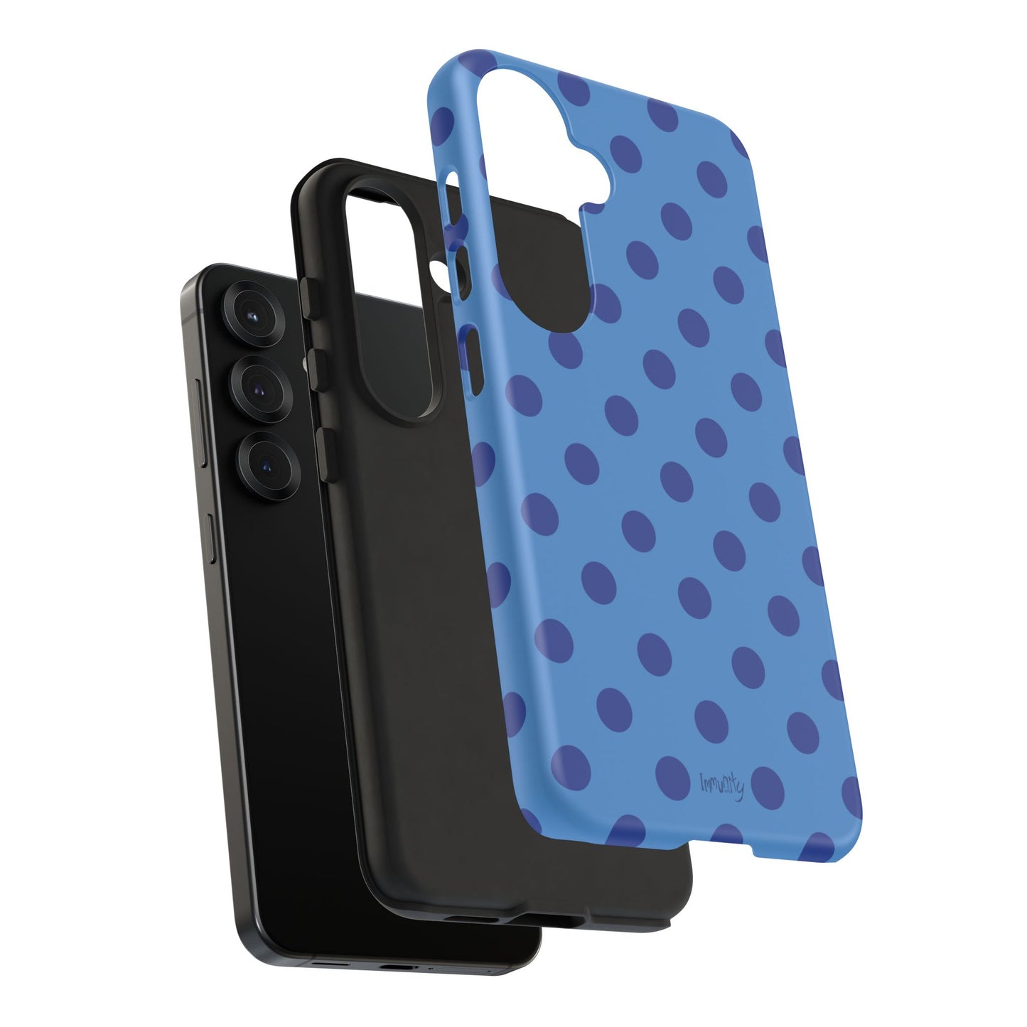 Blue Polka Dot Phone Case