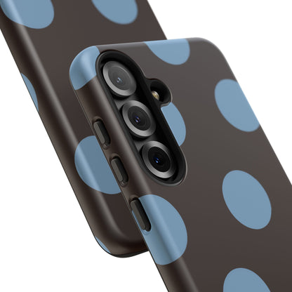 Big Blue Polka Dot Phone Case