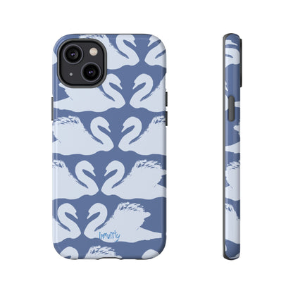Swan Hearts Phone Case