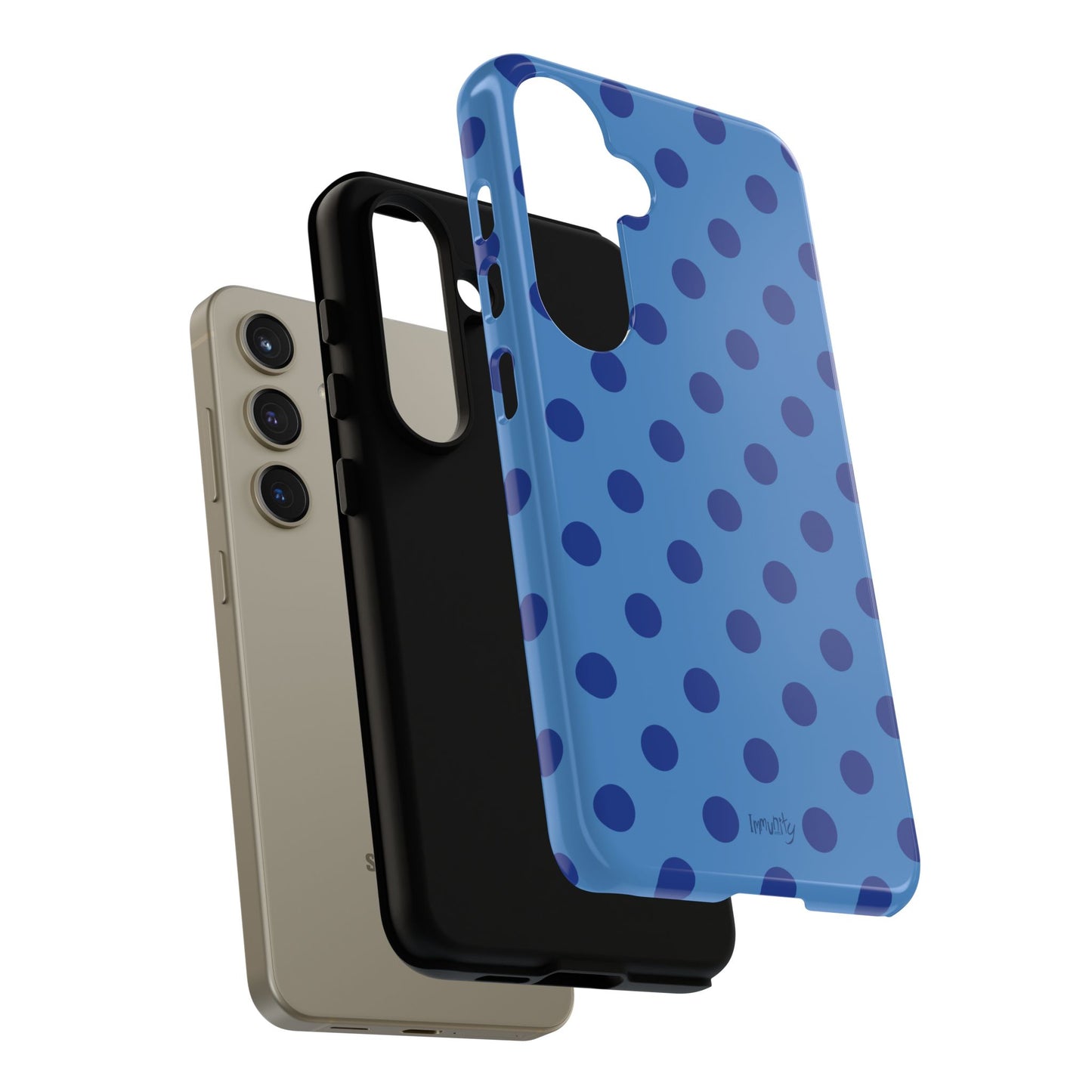 Blue Polka Dot Phone Case