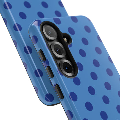 Blue Polka Dot Phone Case