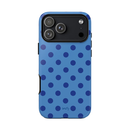 Blue Polka Dot Phone Case