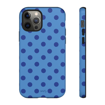 Blue Polka Dot Phone Case
