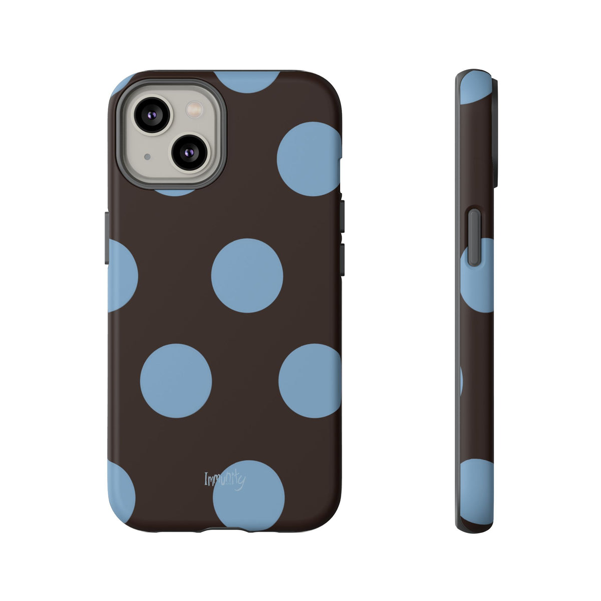 Big Blue Polka Dot Phone Case