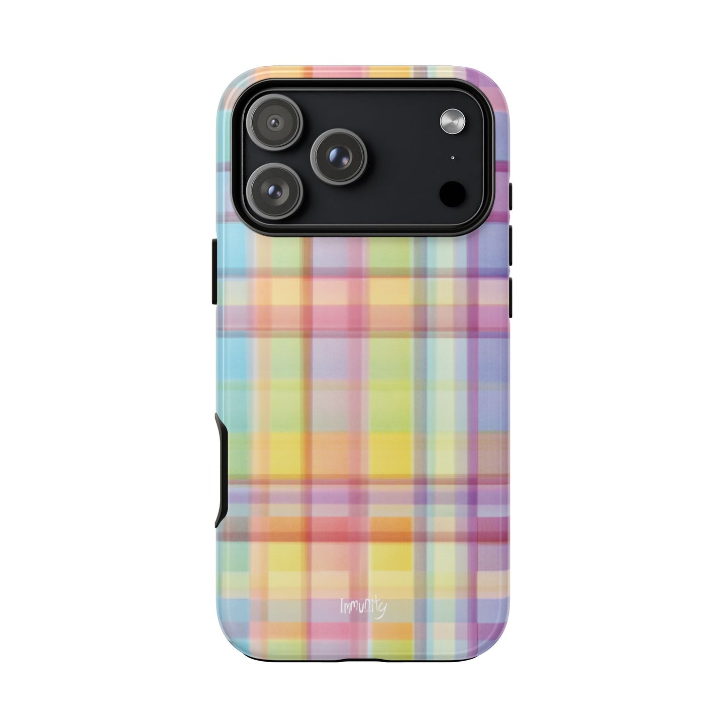 Rainbow Gingham Phone Case