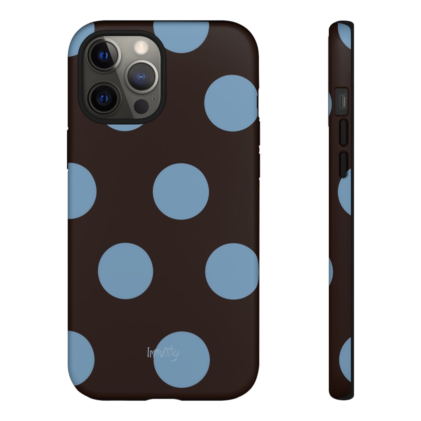 Big Blue Polka Dot Phone Case