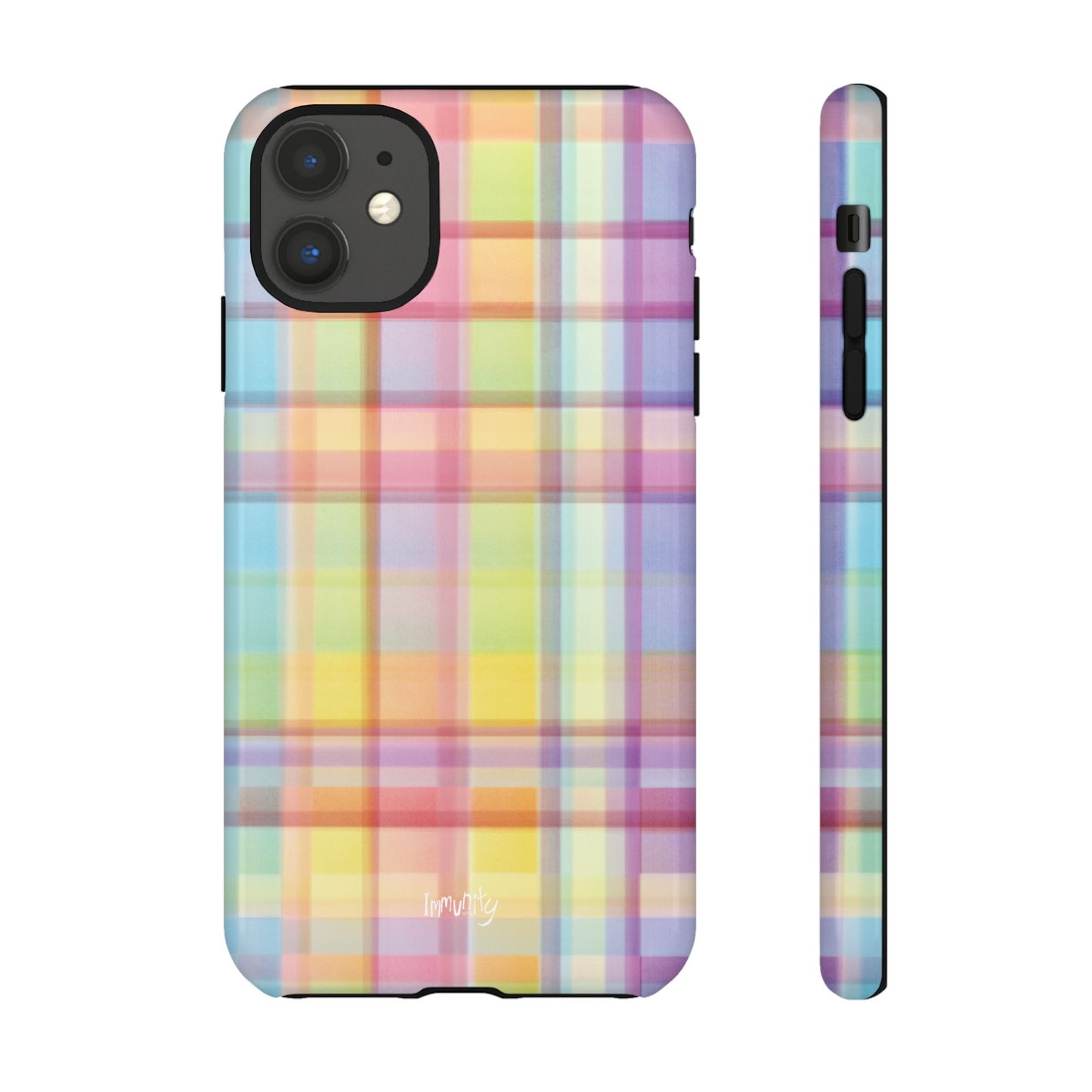 Rainbow Gingham Phone Case