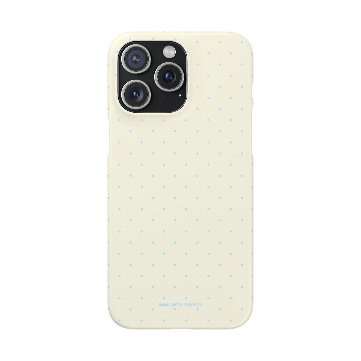 Mini Polka Dot (Blue) Snap Phone Case