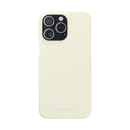 Mini Polka Dot (Blue) Snap Phone Case