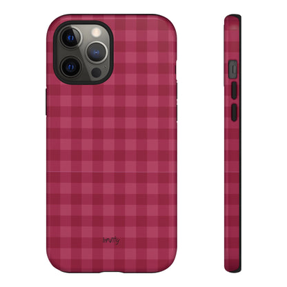 Pomegranate Gingam Phone Case