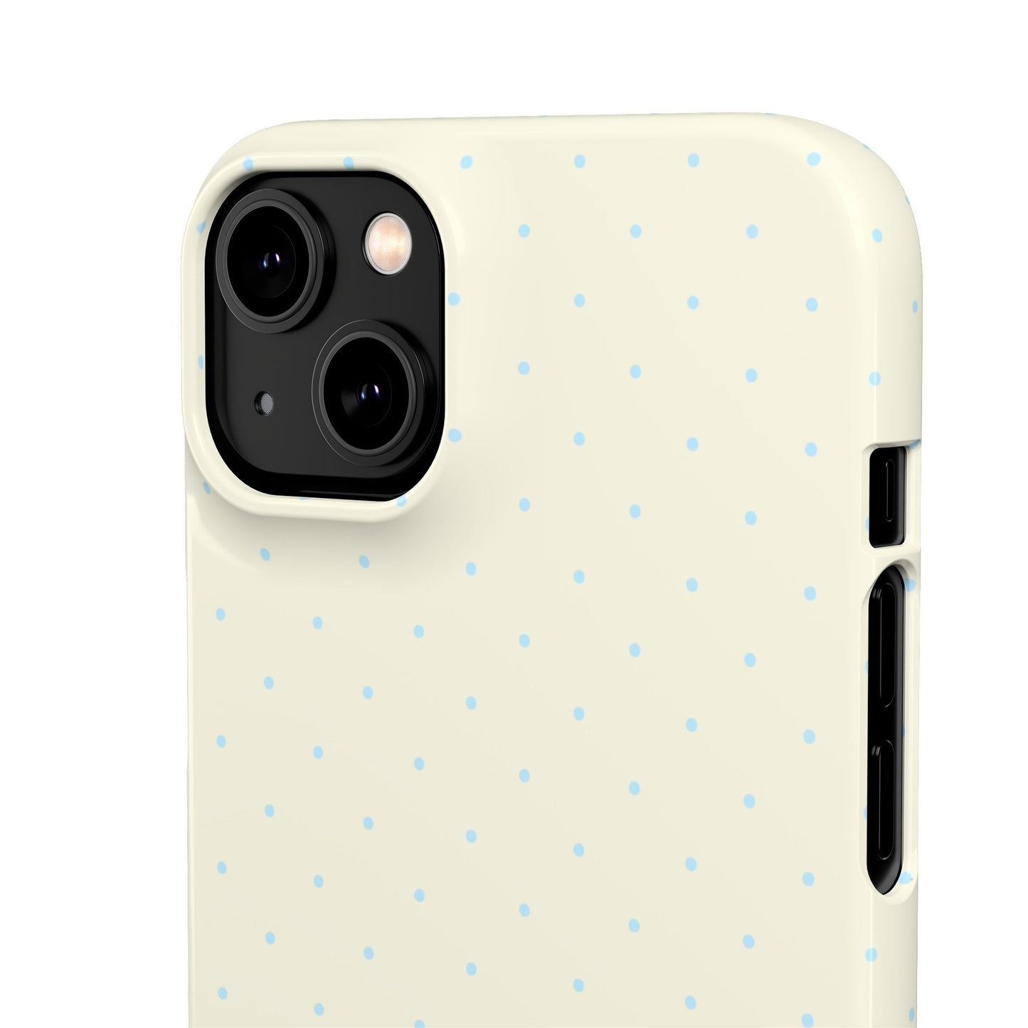Mini Polka Dot (Blue) Snap Phone Case