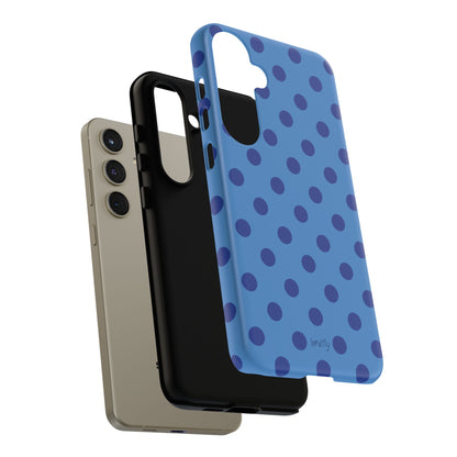 Blue Polka Dot Phone Case
