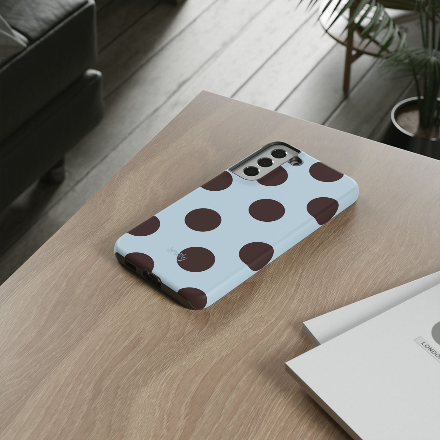 Brown Polka Dot Phone Case
