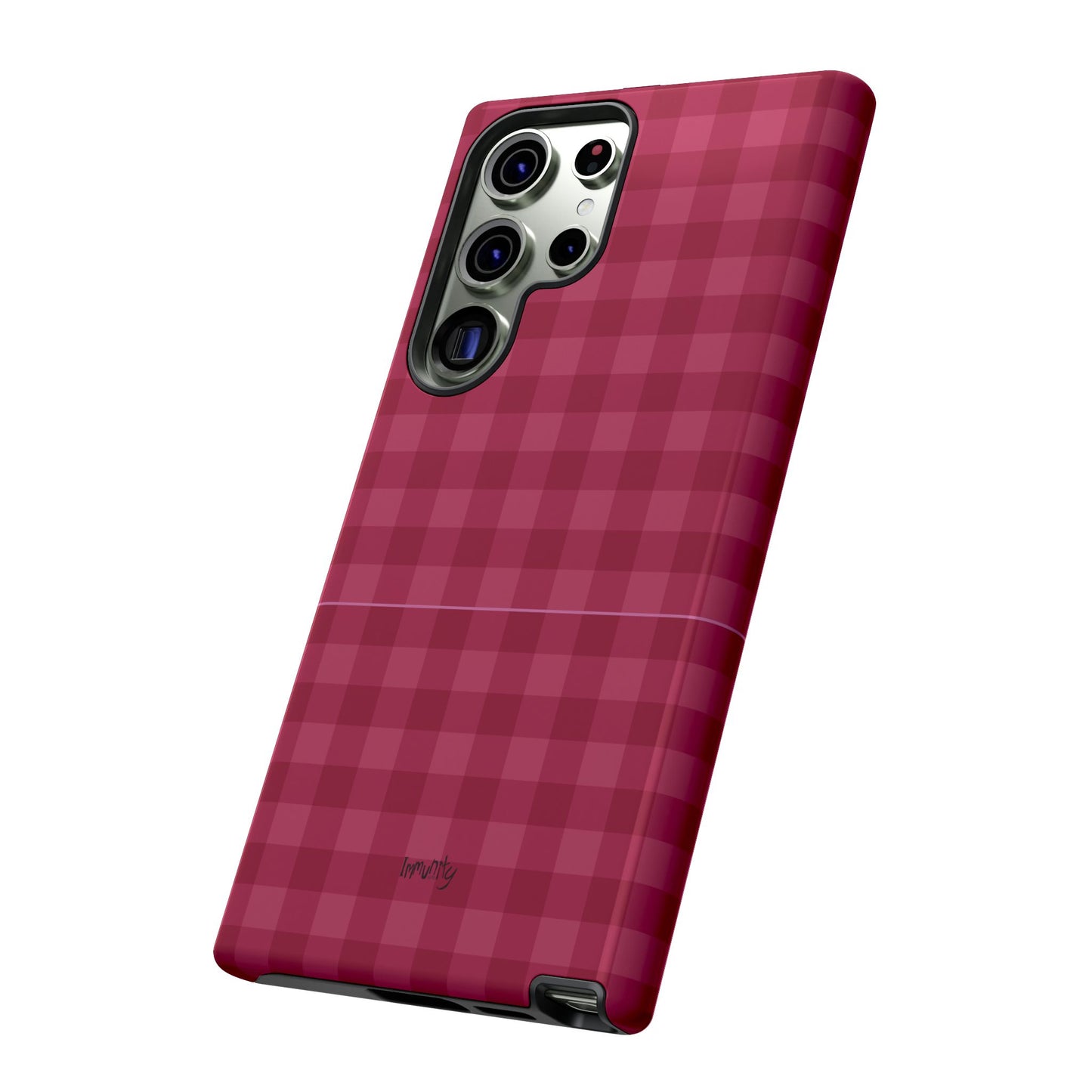 Pomegranate Gingam Phone Case