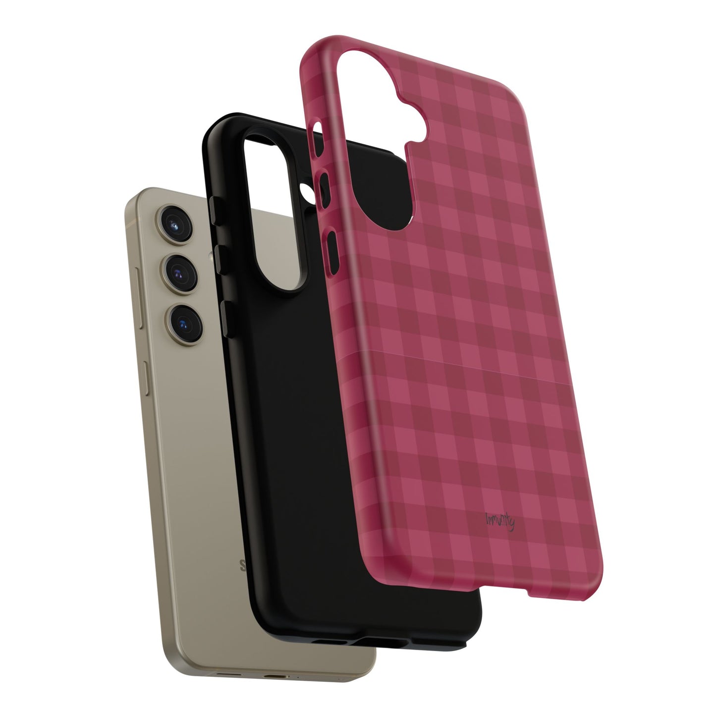 Pomegranate Gingam Phone Case