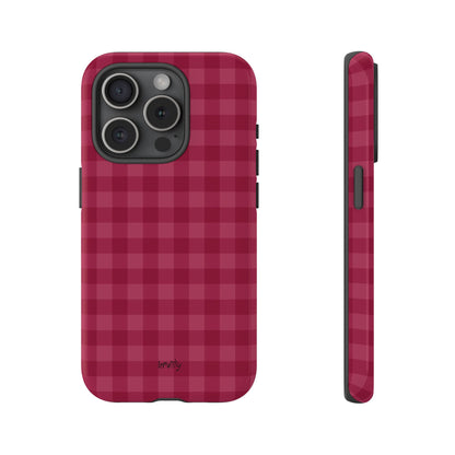 Pomegranate Gingam Phone Case