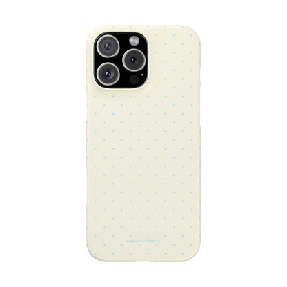 Mini Polka Dot (Blue) Snap Phone Case
