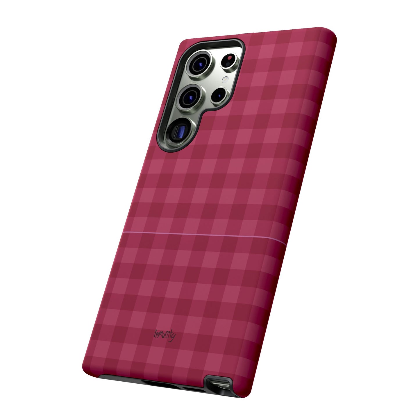 Pomegranate Gingam Phone Case