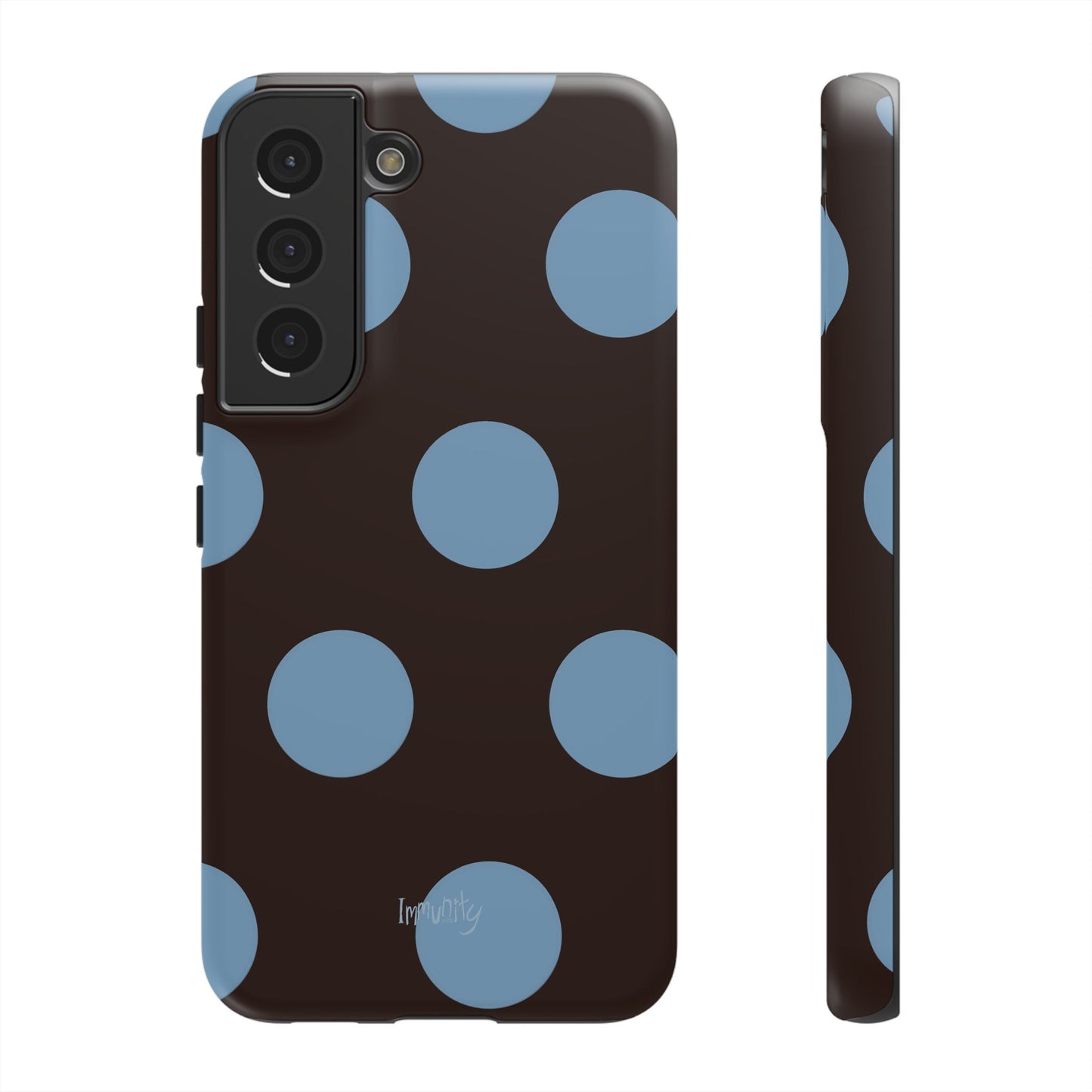 Big Blue Polka Dot Phone Case